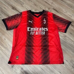 AC MILAN PUMA 2023/2024 FOOTBALL HOME SIZE “2XL”